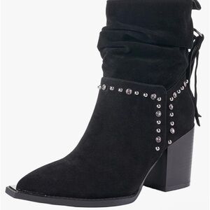 LALA IKAI Women's Fringe Ankle Boots